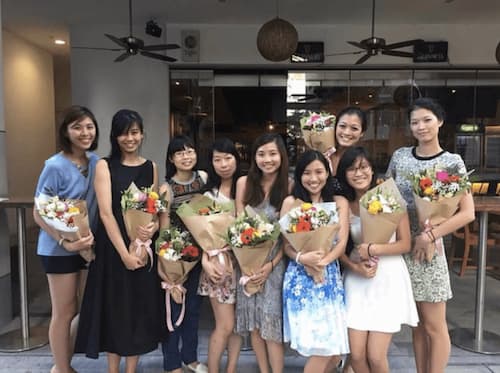 Flower Arrangement -Team Building Activities Singapore (Credit: FunEmpire)
