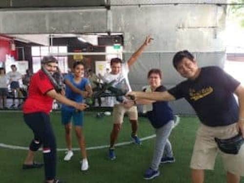 Ninja Tag – Team Building Activities Singapore (Credit: FunEmpire)